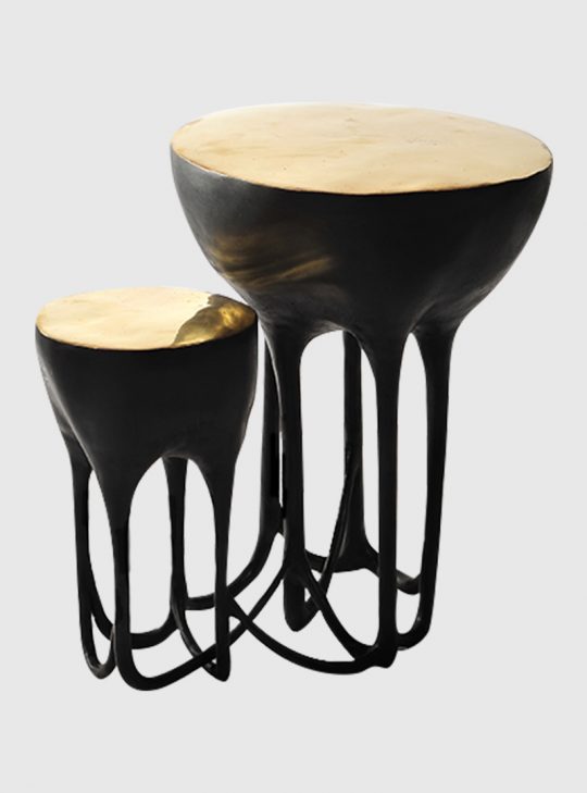 rakk brass side table